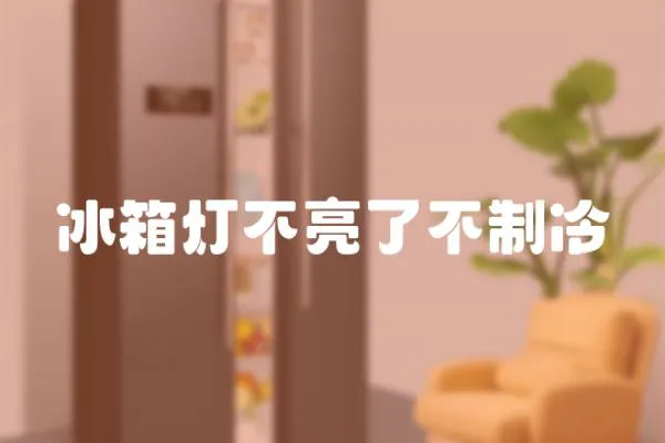 冰箱燈不亮了不制冷