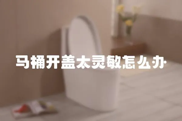 馬桶開蓋太靈敏怎么辦