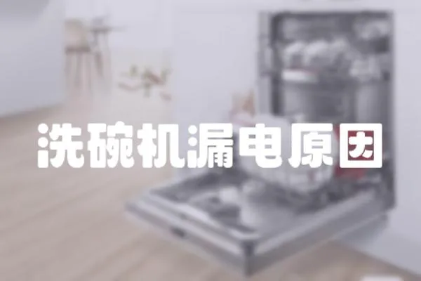 洗碗機漏電原因