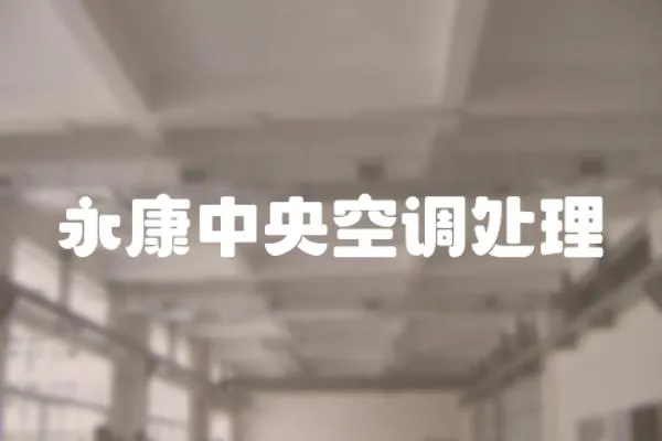 永康中央空調處理