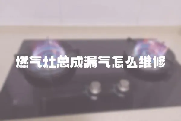 燃氣灶總成漏氣怎么維修