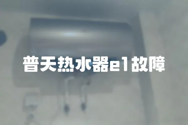 普天熱水器e1故障