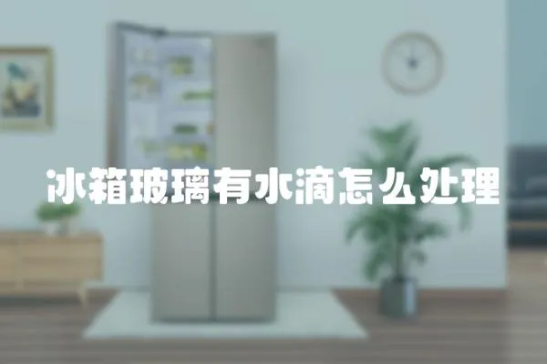 冰箱玻璃有水滴怎么處理