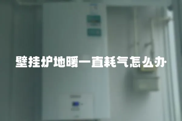 壁掛爐地暖一直耗氣怎么辦