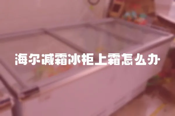 海爾減霜冰柜上霜怎么辦