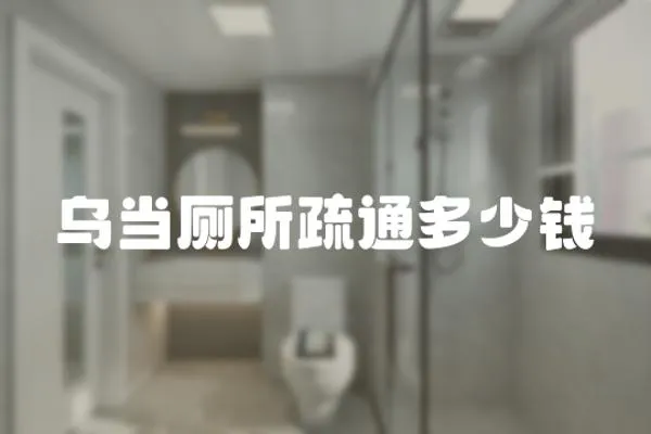 烏當(dāng)廁所疏通多少錢