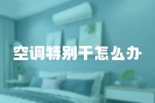 空調特別干怎么辦