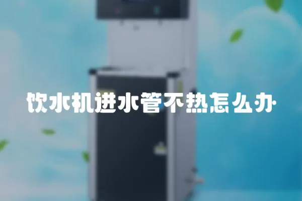 飲水機(jī)進(jìn)水管不熱怎么辦