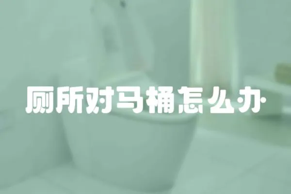 廁所對馬桶怎么辦