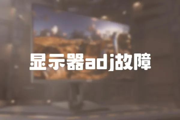 顯示器adj故障