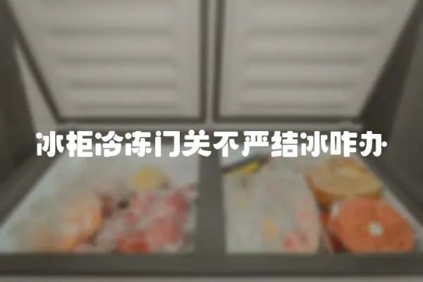 冰柜冷凍門關不嚴結冰咋辦