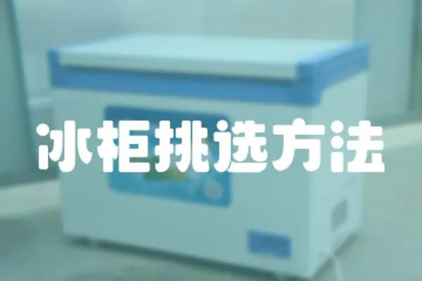 冰柜挑選方法