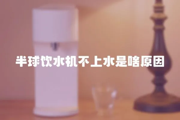 半球飲水機不上水是啥原因