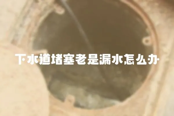 下水道堵塞老是漏水怎么辦