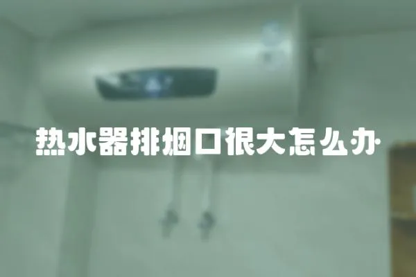 熱水器排煙口很大怎么辦