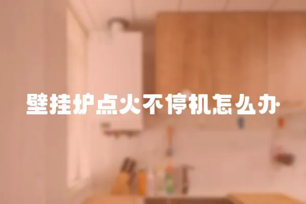 壁掛爐點火不停機怎么辦