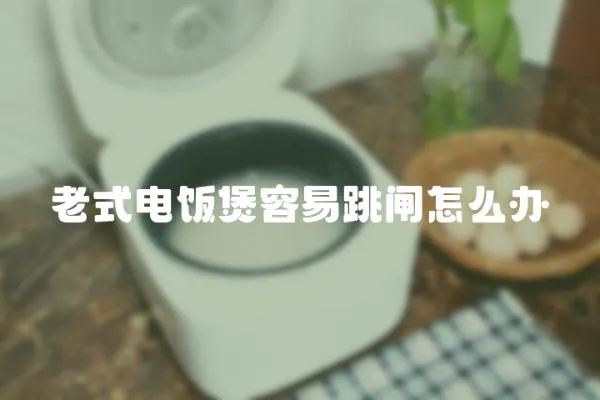 老式電飯煲容易跳閘怎么辦