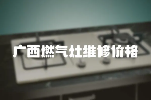 廣西燃?xì)庠罹S修價(jià)格
