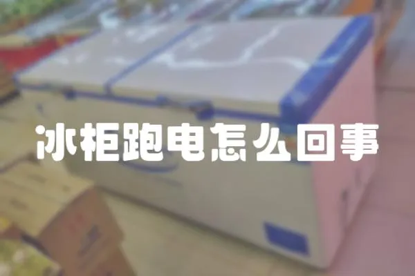 冰柜跑電怎么回事