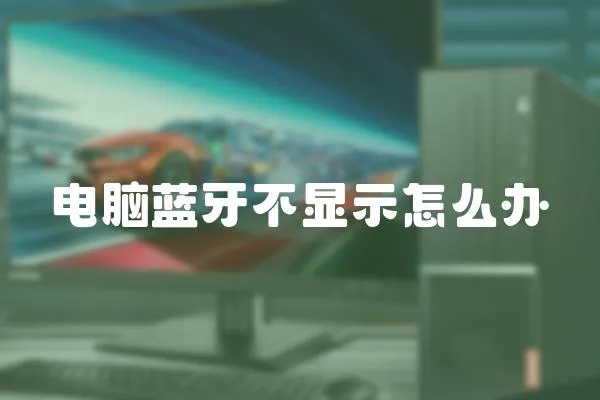 電腦藍牙不顯示怎么辦