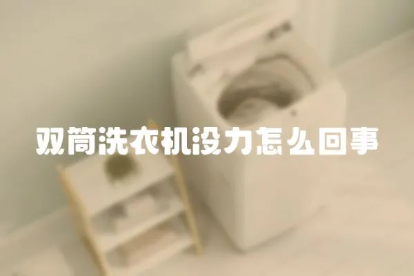 雙筒洗衣機(jī)沒(méi)力怎么回事