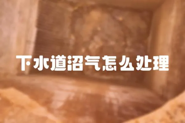 下水道沼氣怎么處理