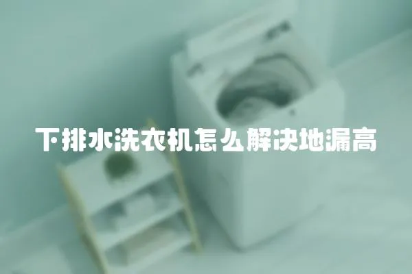下排水洗衣機怎么解決地漏高