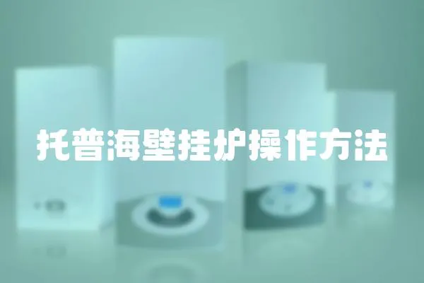 托普海壁掛爐操作方法