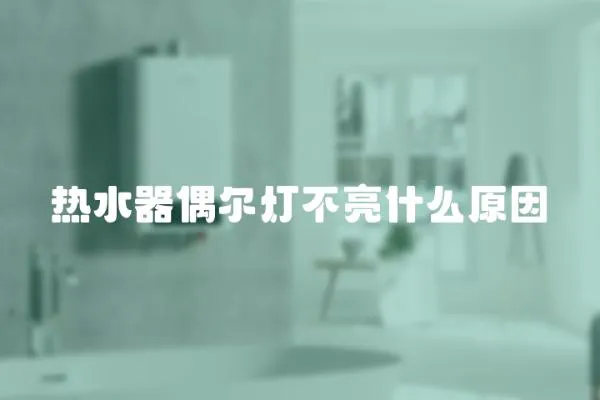 熱水器偶爾燈不亮什么原因
