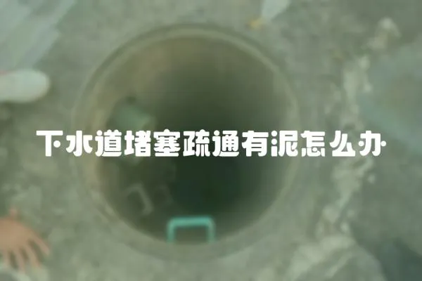 下水道堵塞疏通有泥怎么辦
