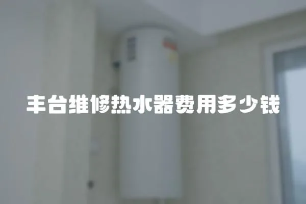 豐臺(tái)維修熱水器費(fèi)用多少錢