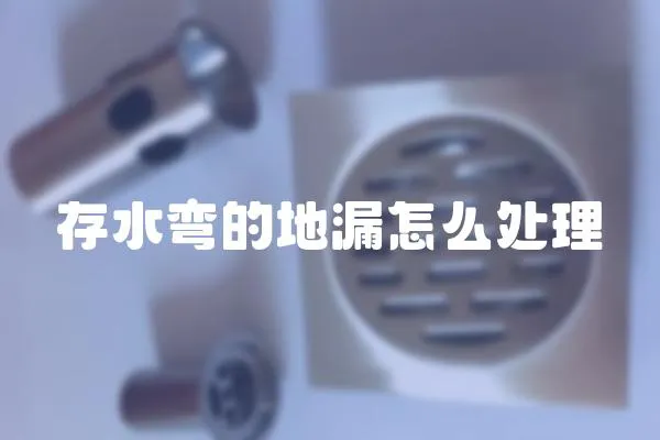 存水彎的地漏怎么處理