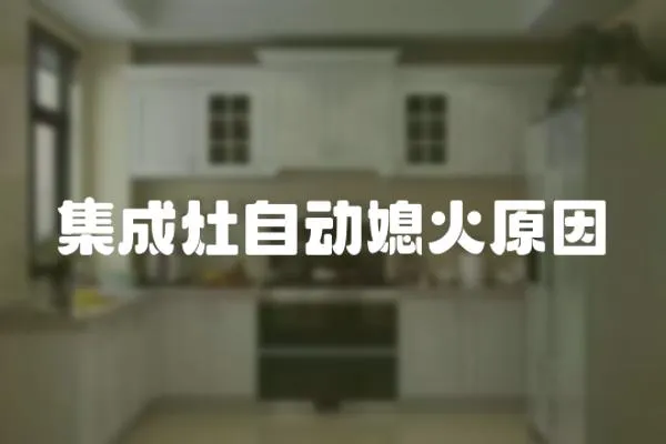 集成灶自動媳火原因