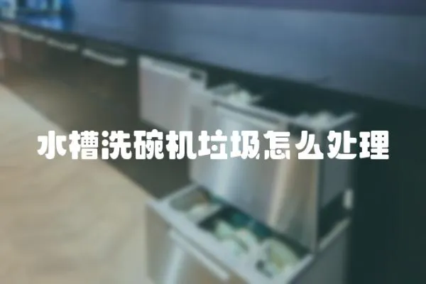 水槽洗碗機(jī)垃圾怎么處理