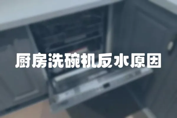 廚房洗碗機反水原因