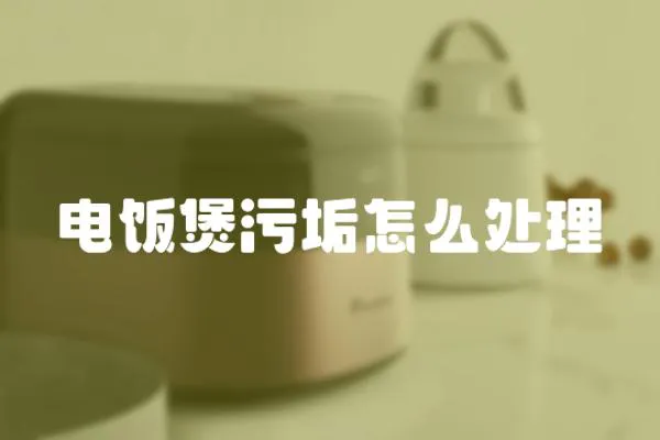 電飯煲污垢怎么處理