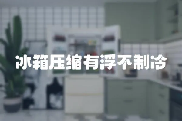 冰箱壓縮有浮不制冷