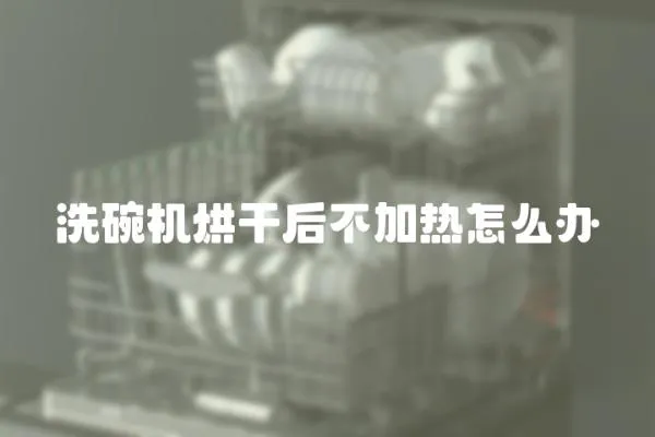 洗碗機(jī)烘干后不加熱怎么辦