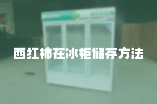西紅柿在冰柜儲存方法