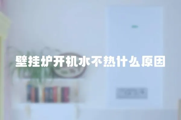 壁掛爐開機水不熱什么原因