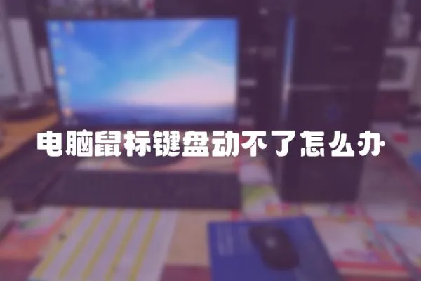 電腦鼠標鍵盤動不了怎么辦