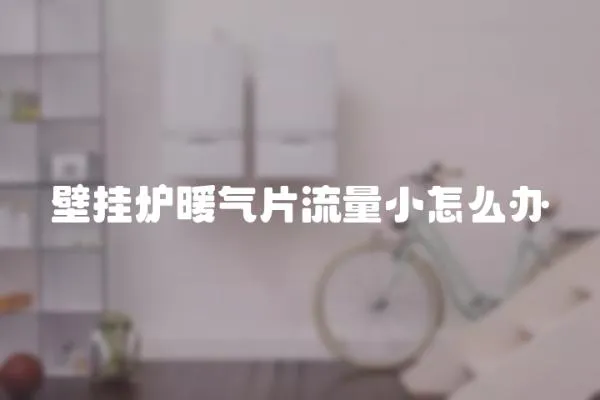 壁掛爐暖氣片流量小怎么辦