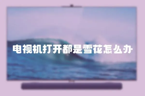 電視機打開都是雪花怎么辦