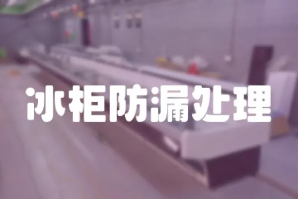 冰柜防漏處理