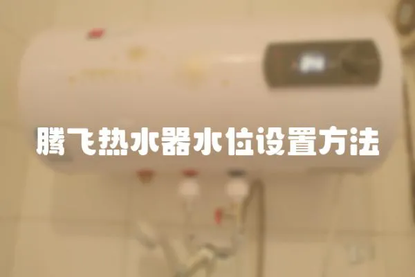 騰飛熱水器水位設置方法