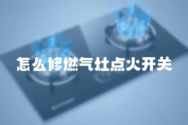 怎么修燃氣灶點火開關