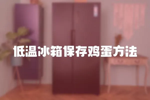 低温冰箱保存鸡蛋方法