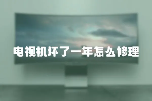 電視機壞了一年怎么修理
