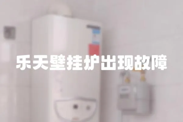 樂天壁掛爐出現(xiàn)故障