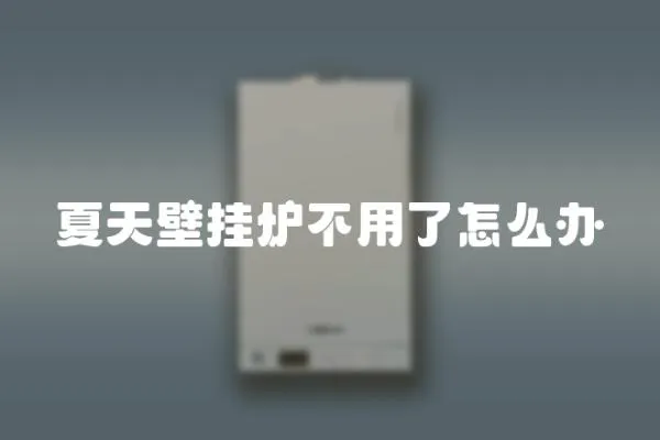 夏天壁掛爐不用了怎么辦